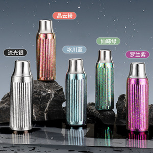 Titanium Cup Double Wall <b>Thermos</b> With Magnetic Lid For <b>Tea</b> Brewing Outdoor Use Business Gift - Product Image 3