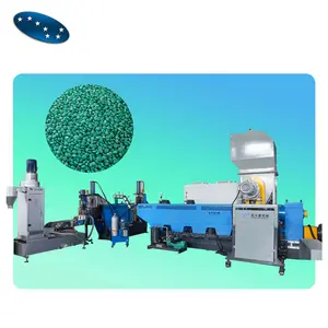 plastic recycling pp pe film bags pelletizing machine granulating pelletizer