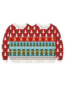 <span class=keywords><strong>Pull</strong></span> de Noël en coton à double col en vrac sur mesure Nouveau design <span class=keywords><strong>Pull</strong></span> tricoté pour deux personnes pour hommes Look de couple <span class=keywords><strong>moche</strong></span> - Product Image 4