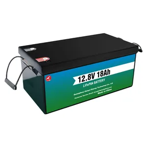 Batteries solaires au lithium-ion-phosphate 12 volt 12 V 12.8V 18AH 24AH 36AH 50AH 60AH 12v100ah Lifepo4 Boîte de batterie Pack