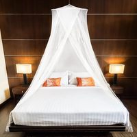Moustiquaire conique suspendue en maille haute densité, vente en gros pour la maison, l'hôtel, les lits jumeaux, doubles, queen et king size
