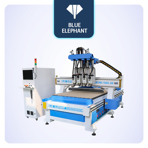 เครื่องแกะสลักงานไม้แบบหลายหัวเครื่องกัดและแกะสลัก CNC เครื่องกัดแนวตั้ง4แกน3D CNC - Product Image 2