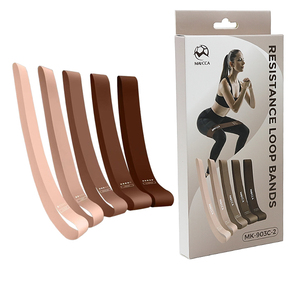 Juego <span class=keywords><strong>de</strong></span> Bandas <span class=keywords><strong>de</strong></span> Resistencia TPE con Logotipo Personalizado, 5 Niveles, 10-50 Libras, Bandas Elásticas para <span class=keywords><strong>Ejercicio</strong></span>, Múltiples Combinaciones <span class=keywords><strong>de</strong></span> Colores en Caja <span class=keywords><strong>de</strong></span> Papel - Product Image 5