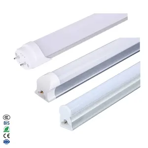 30cm tubo fluorescente Suppliers-Tubos de luz led de 60cm, 120cm, 2 pies, 4 pies, accesorio fluorescente, 18W, tubo de iluminación LED T5/T8 integrado