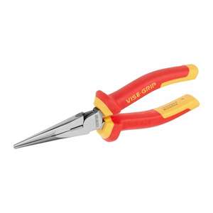 IRWIN - 10505869 1000V <b>Long</b> and bent <b>nose</b> plier - EAN 05706915058697 1000V INSULATED PLIERS AND CUTTERS INSULATED PLIERS - Product Image 4