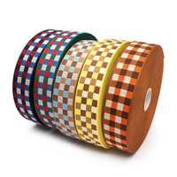 Sangle tissée en polyester jacquard à motif losanges personnalisée Liwei Fashion pour chaussures, chapeaux, sacs et accessoires décoratifs pour la maison
