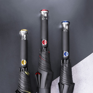 Golf <b>Umbrella</b> Long Handled Durable Reinforced Fiber Ribs Manual Open Business Gifts - Product Image 2