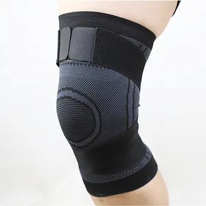 Strap Knee Sleeve Compression Knee Brace for Sports Protection Knee Guard for Weightlifting