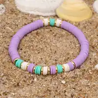 polymer clay beads bracelet custom design