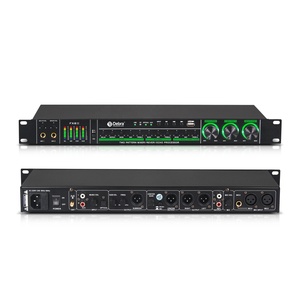 Debra D-280 Procesador de Audio Metálico para Minería con Pre-Stage, Reverb y Anti-Howling, USB para Interfaz Óptica, Luces LED Cableadas, Ligero - Product Image 1