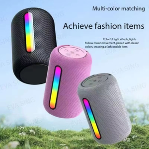 BS03 Taşınabilir Bluetooth Hoparlör, TF Kart ve USB Bellek Desteği, Dahili Mikrofon, RGB Işık, Kablosuz Stereo Ses Subwoofer'ı ve FM Radyo ile - Product Image 4
