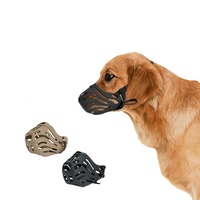 Pet Dog Museau Museau Bouche Couverture Masque Visage pour Chiens Garde Panier Maille Petit Chien Grand Moyen Extra Large Mordant Aboiement Mâcher