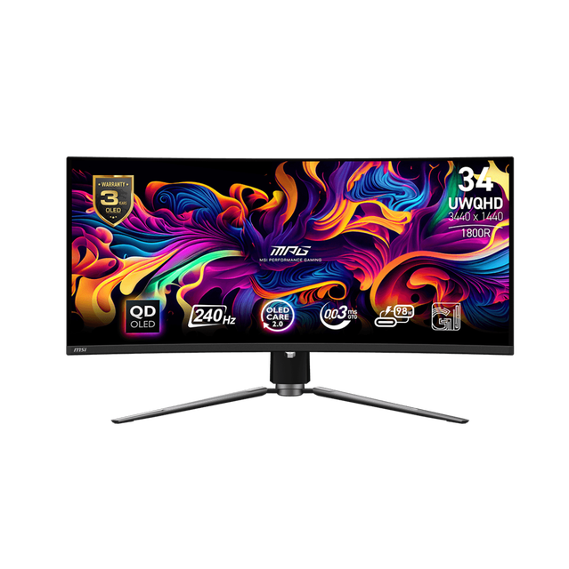 NEW ARRIVE MSI MPG 341CQPX QD OLED 34'' 240Hz Computer Gaming UWQHD Monitor OLED Monitors Gaming msi