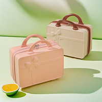 Sac portable ultra-léger, durable, antivol, imperméable, avec fermeture éclair en T, poignée souple, capacité moyenne, logo personnalisé, luxe, ABS, 14 pouces