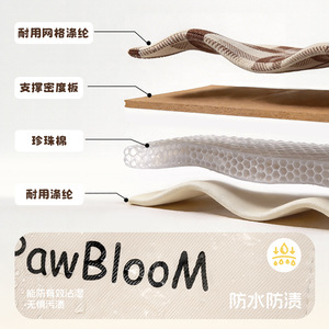 PawBloom <b>Pet</b> <b>Carrier</b> Beige Breathable Cat Bag Portable Travel <b>Carrier</b> For Cats - Product Image 4