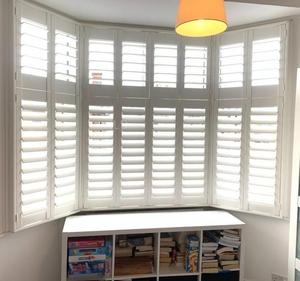 Volet de fenêtre extérieur moderne en <span class=keywords><strong>bois</strong></span> de paulownia, volet de plantation en PVC personnalisé - Product Image 4