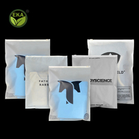 Sac refermable biodégradable mat écologique personnalisé PPWR, sacs à fermeture éclair pour vêtements, maillots de bain, sacs en plastique pour vêtements