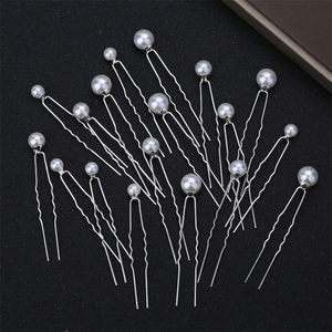 Accessoires Cheveux Mariage Épingle <span class=keywords><strong>Perle</strong></span> Dorée Tailles Assorties Bijoux Cheveux Blanc Ivoire Alliage+<span class=keywords><strong>Perle</strong></span> Argent, Or - Product Image 6