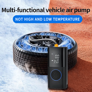 Pompa udara ban mobil elektrik portabel, pemompa udara ban mobil Digital dapat diisi ulang tekanan tinggi - Product Image 3