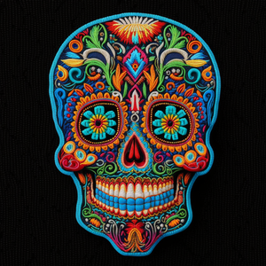 Parches de Atrapasueños con Calaveras Hippies, Personajes de Colores con Plumas y Flecos - Product Image 2