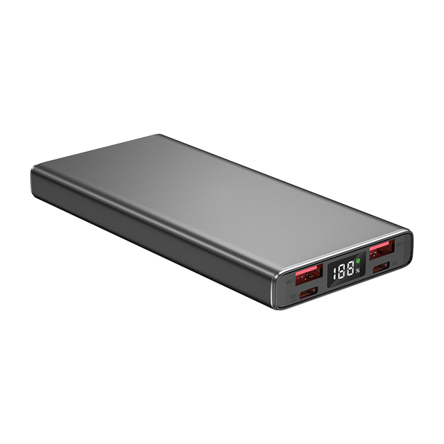 10000mAh 22.5w Fast Charge Aluminum Power Bank Portable Phone Mobile Charger Power Bank