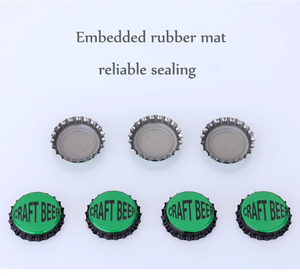 Coloré personnalisé Twist Off Pry Off couronne <span class=keywords><strong>cidre</strong></span> bouteille couvercle 26mm fer blanc couronne <span class=keywords><strong>bouchon</strong></span> <span class=keywords><strong>pour</strong></span> bière bouteille verre - Product Image 2