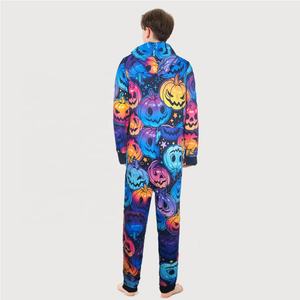 Happy Luoka ODM Boutique Famille <span class=keywords><strong>Halloween</strong></span> <span class=keywords><strong>Pyjama</strong></span> Une Pièce Tenue D'hiver Ensemble De Vêtements - Product Image 5