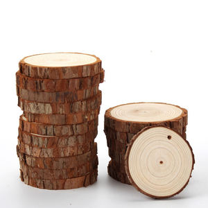 Tranches de bois de 2,5 à 2,8 pouces, morceaux de bois non finis pour les projets d'art et d'artisanat DIY, projets scolaires - Product Image 5