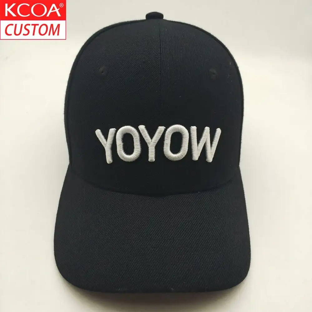 2020 KCOA Sports 3D Embroidered Logo Custom Baseball Caps Snapback Hats For Men And Women