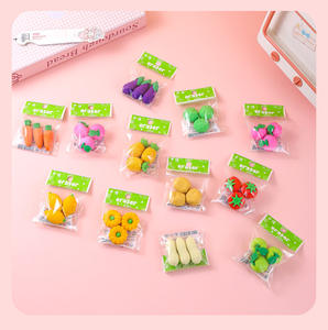 Articles de papeterie <span class=keywords><strong>Kawaii</strong></span>, fournitures de papeterie esthétiques, accessoires de rentrée scolaire, gomme amusante en forme de raisin, gomme à <span class=keywords><strong>dessin</strong></span>, fournitures scolaires - Product Image 4