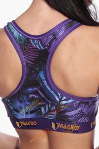High Quality Wholesale Women's Yoga <b>Sports</b> <b>Bra</b> Purple/Black/<b>Green</b> High Support Reversible Eco-Friendly Front Custom OEM Spandex - Product Image 3