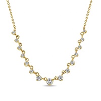 Flyskye — bijoux de luxe pour femmes, collier en zircon plaqué or 18K, pour fête de mariage, 925