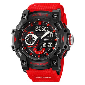 STRYVE 8029 Orologio Sportivo da Uomo, Orologio da Polso al Quarzo, Impermeabile 50M, Cronometro, Quadrante Grande, Orologio Digitale per Uomini - Product Image 2