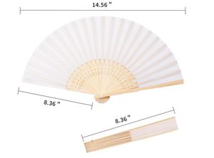 Abanico de Lino de Alta Calidad, Personalizado, Artesanía de Plástico a Precio de Fábrica - Product Image 3