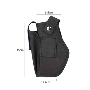 Multi-Functional Nylon Waist <b>Holster</b> Bag for Outdoor Use Quick Pull Invisible Protective Tactical Gear Field CS <b>Gun</b> Bag - Product Image 3