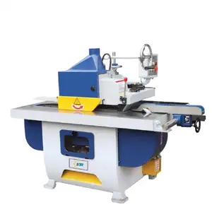 Heavy-Duty Single Wood Ripping Saw Machine Automatic Vertical Feeding System with New Motor Panel Saw for Woodworking