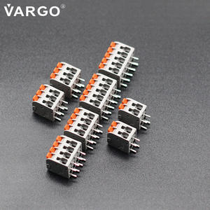 Bloque de Terminales VARGO de 4 Polos, 32A, AC380V, Color Naranja, Conector de Aleación de Cobre para Cables de 11-20 AWG - Product Image 1