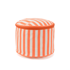 Bolsa <span class=keywords><strong>de</strong></span> <span class=keywords><strong>Maquillaje</strong></span> <span class=keywords><strong>de</strong></span> Lona con Cierre, Personalizada con Logotipo, Colorida, con Rayas Rojas, para Cosméticos, Artículos <span class=keywords><strong>de</strong></span> Aseo, para Viajes y Uso Diario - Product Image 3