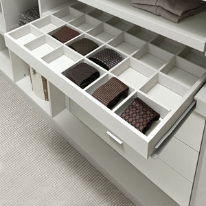 Porte-cravate extractible CM87.2 Gris nacré - Product Image 1