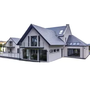 Maison à ossature légère en acier Maisons modulaires Logement préfabriqué Villa préfabriquée