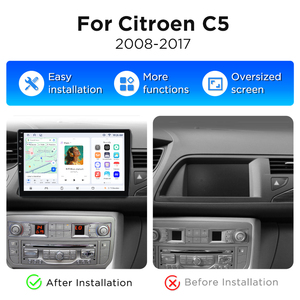 Junsun Android Wireless CarPlay Auto Radio For Citroen C5 2008-2017 Car Multimedia <b>GPS</b> <b>Navigation</b> Auto Radio For Citroen C5 - Product Image 2