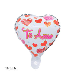 Globos de Mylar Coloridos con Forma de Corazón de 10/18 Pulgadas al por Mayor, Tema del Dí<span class=keywords><strong>a</strong></span> de la Madre, para Cumpleaños de Abuela, Fiestas Familiares - Product Image 5
