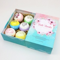 Set Hadiah Bom Mandi Bunga Multi Warna Grosir, Aroma Spa Organik Mewah, Melembapkan, Menenangkan, Wewangian Spesial untuk Hotel dan Spa Rumah