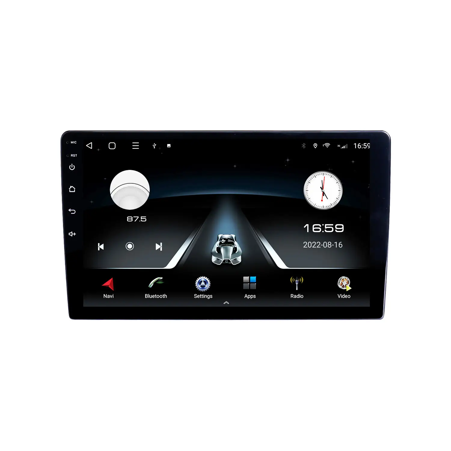 Evrensel araç DVD oynatıcısı 7 "9" 10.1 "6 + 128g desteği 360 fonksiyonları Apple CarPlay Android oto araba tv