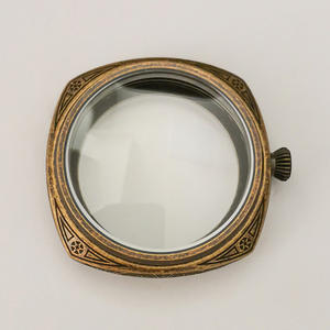 Boîtier de montre gravé en bronze galvanisé d'acier inoxydable de 45MM pour le mouvement ETA6497 6498 3600 - Product Image 2