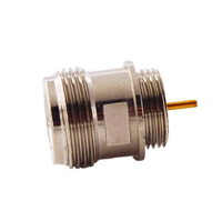 Connecteurs coaxiaux RF de type N femelle étanches avec isolation étendue pour montage sur panneau arrière, bornes de connexion pour applications électriques industrielles
