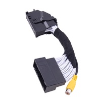 Système de Navigation de voiture adaptateur de caméra de recul harnais de câbles pour Ford SYNC 1 2 3 adaptateur d'entrée de caméra RCA pour Lincoln