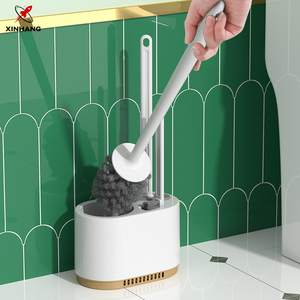 Xinhang scopino da bagno <span class=keywords><strong>autopulente</strong></span> a parete per uso domestico scopino e supporto per la pulizia del bagno a manico lungo - Product Image 4