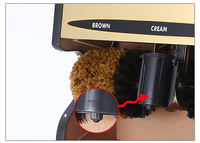Machine commerciale électrique de polissage de chaussures polisseuse de chaussures nettoyeur de chaussures haute efficacité polisseuse d'hôtel