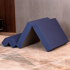 Nhà Máy Tùy Chỉnh Amazon Bán <span class=keywords><strong>Hot</strong></span> Giường Trong Một Hộp, 6 Inch Twin Tri Fold Khách Đúp <span class=keywords><strong>Memory</strong></span> <span class=keywords><strong>Foam</strong></span> Foldaway Nệm Với Washable Cover - Product Image 5